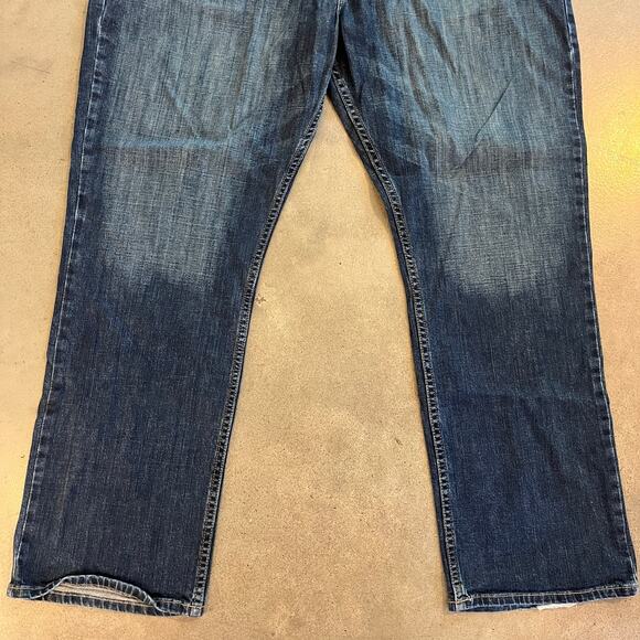 Cinch Silver Label Performance Stretch Mid Rise Straight Leg Jeans Men 42L x 30W - Picture 2 of 8